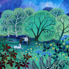 Лето природа сад