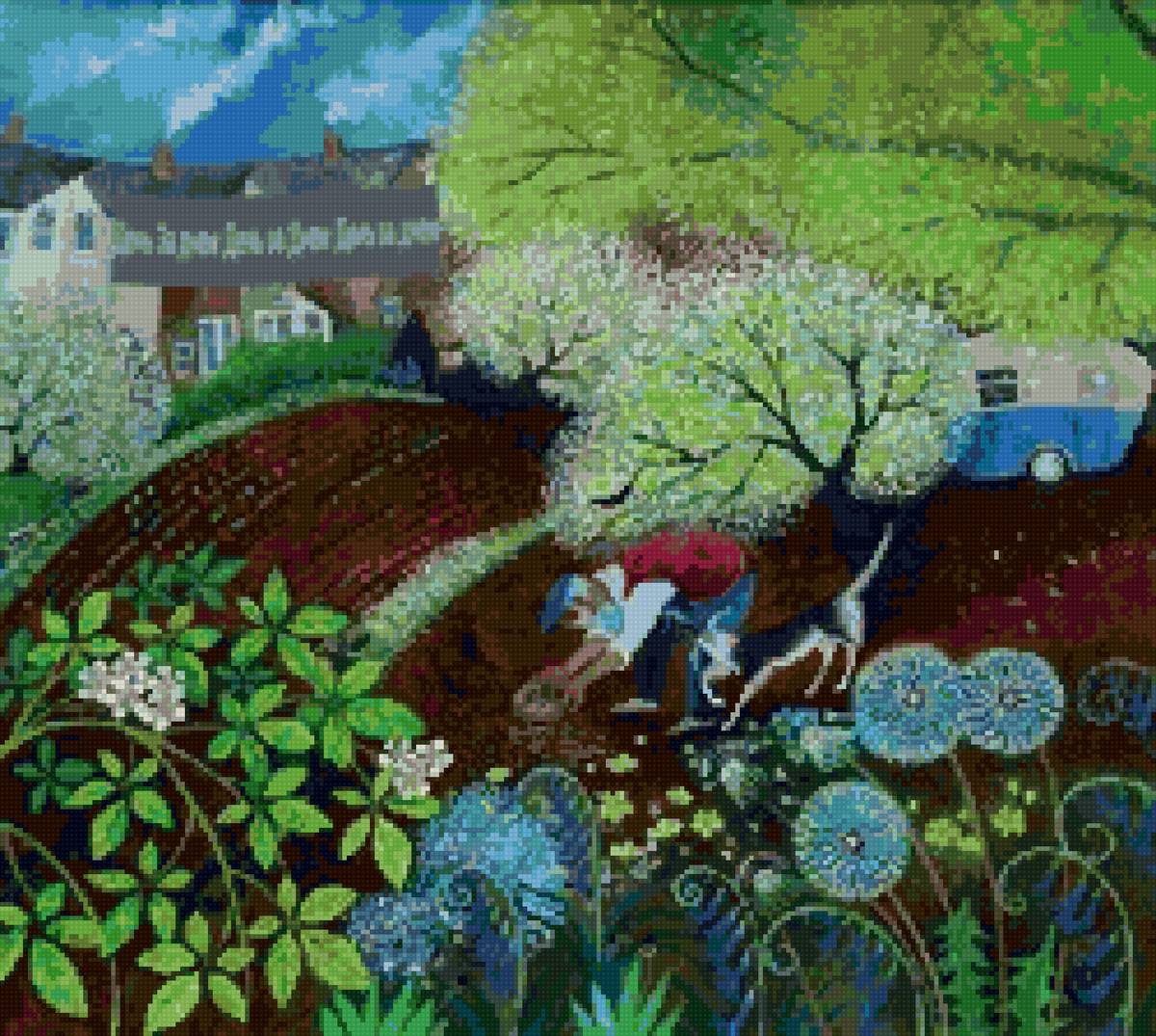 №2841571 - природа пейзаж поле лес лето весна - предпросмотр