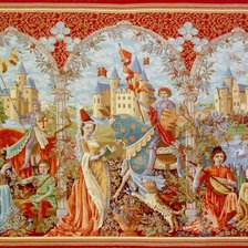 Схема вышивки «гобелен»