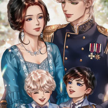 Схема вышивки «Счастливая семья»