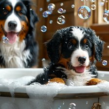 Схема вышивки «Бернский Зенненхунд»