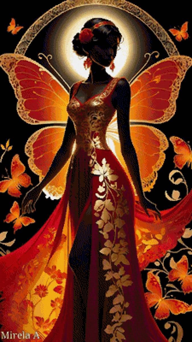 Женский силуэт - девушка - предпросмотр