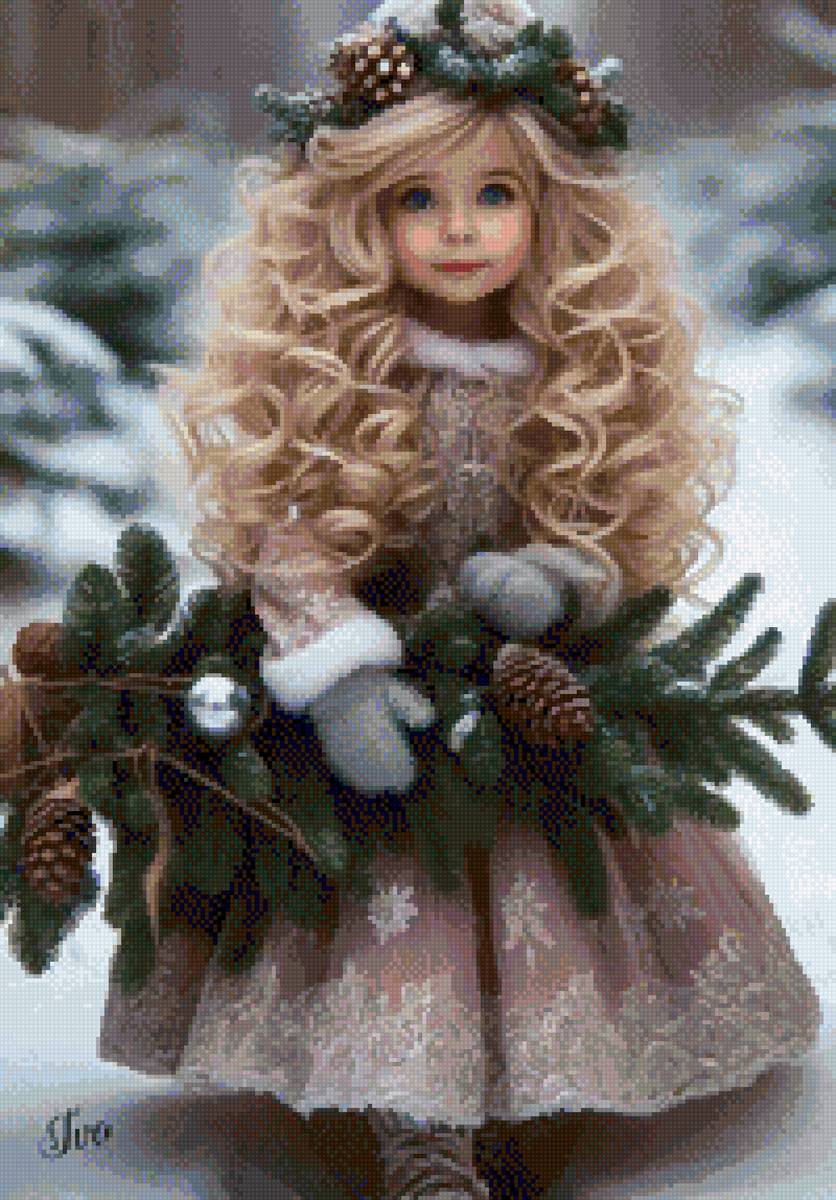 Зимняя принцесса - дети, новый год, зима - предпросмотр