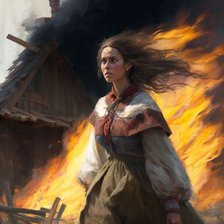 Схема вышивки «Русская красота»