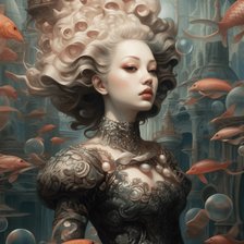 Схема вышивки «Подводная сказка»