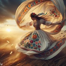 Схема вышивки «Русская красота»