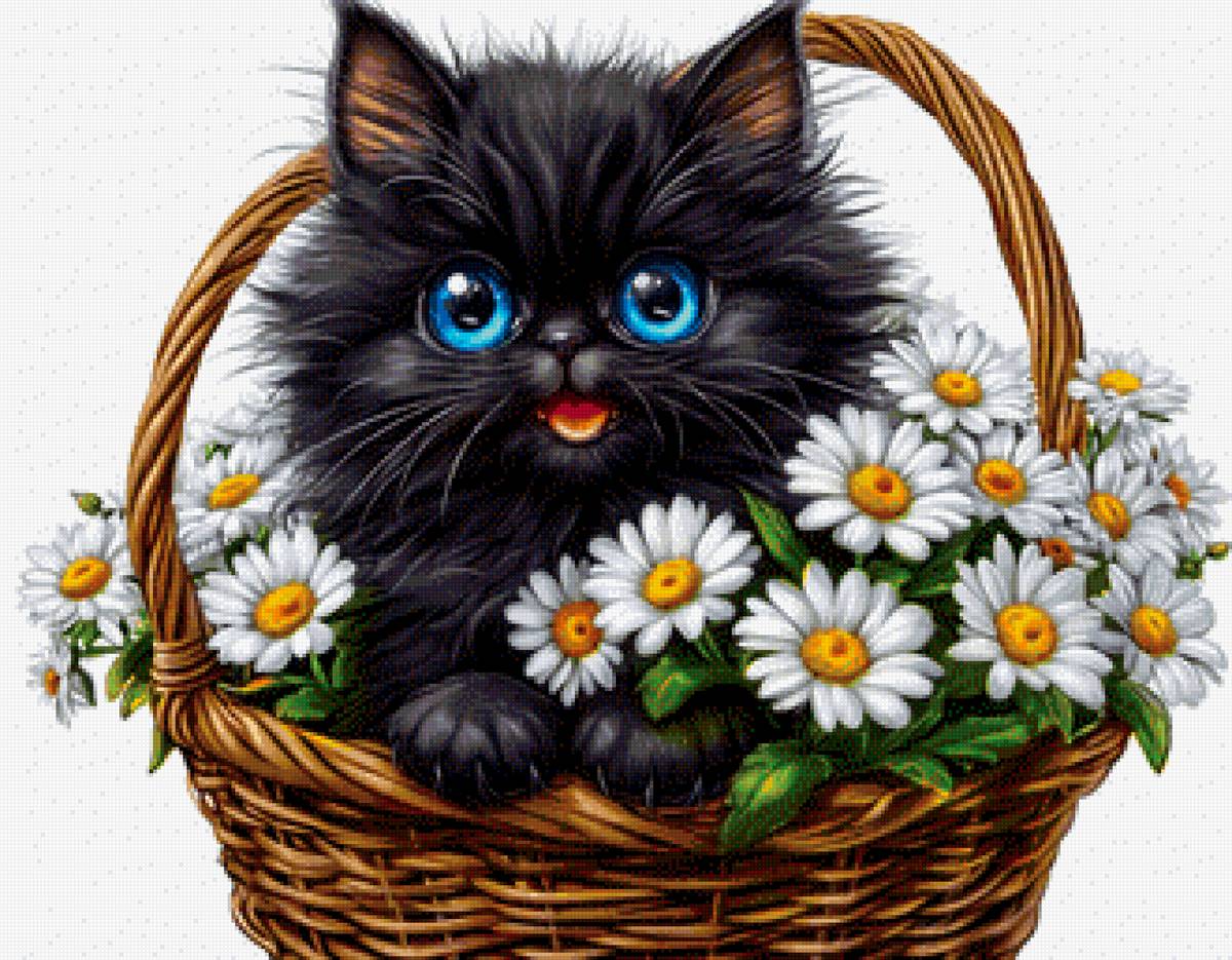 спрятался - кот - предпросмотр