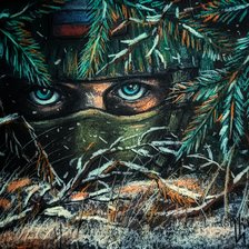 Схема вышивки «Воин Севера!»