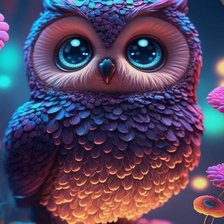 Схема вышивки «Сова_2»