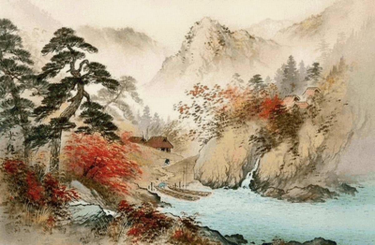 Коукей Кодзима. Японская акварель - художники - предпросмотр