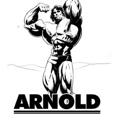 Схема вышивки «Спорт, Арнольд»