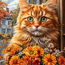 Схема вышивки «Цвет осени»