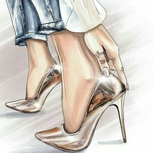 Схема вышивки «На шпильках»