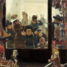 Схема вышивки «магазин игрушек»