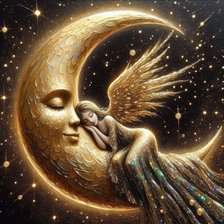 Схема вышивки «Луна»