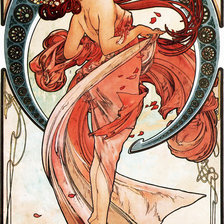 Схема вышивки «женщина мечты»