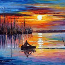 Схема вышивки «Лодочник Гамма»