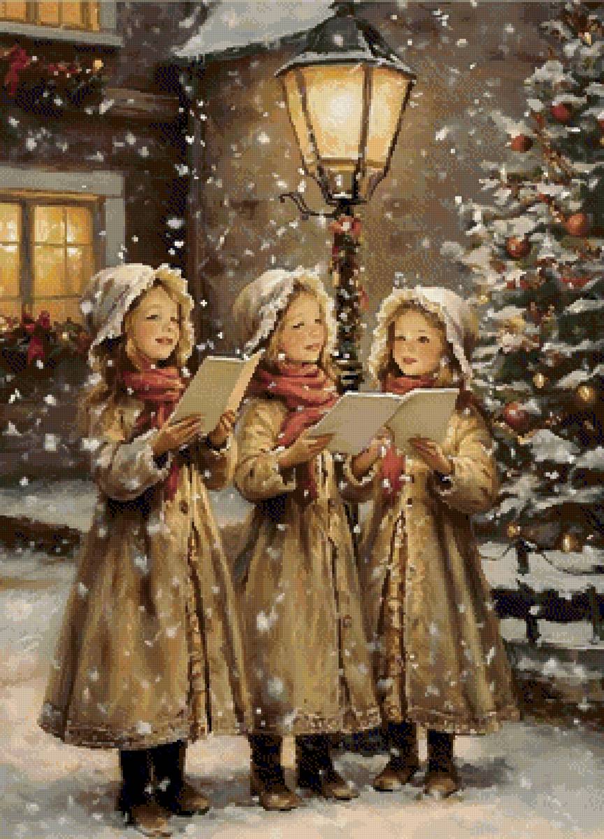 Xmas carollers  2 - предпросмотр