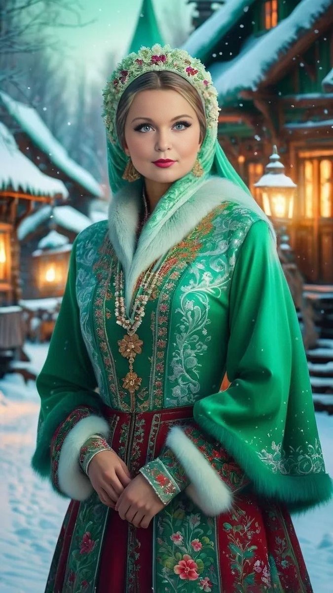 зимний вечер - оригинал