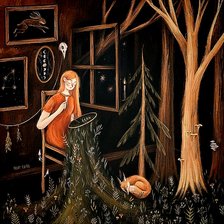 Схема вышивки «Лисья песнь Ред 1»