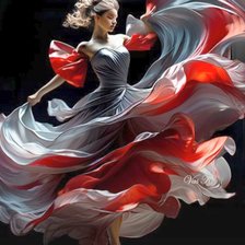 Схема вышивки «В вихре танца»