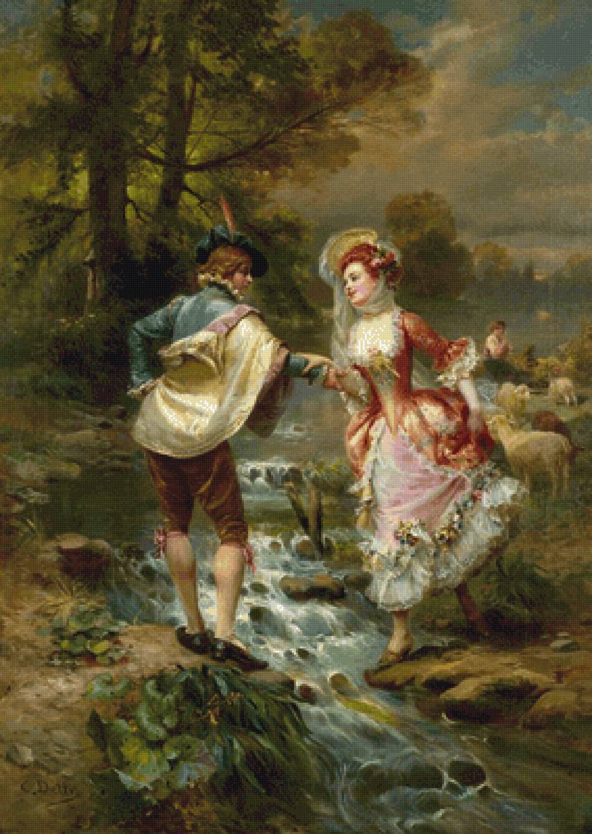 у ручья - предпросмотр