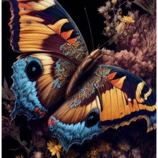 Схема вышивки «Бабочка»