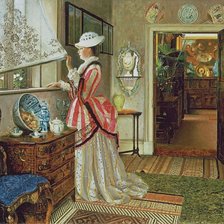 Схема вышивки «У окна»