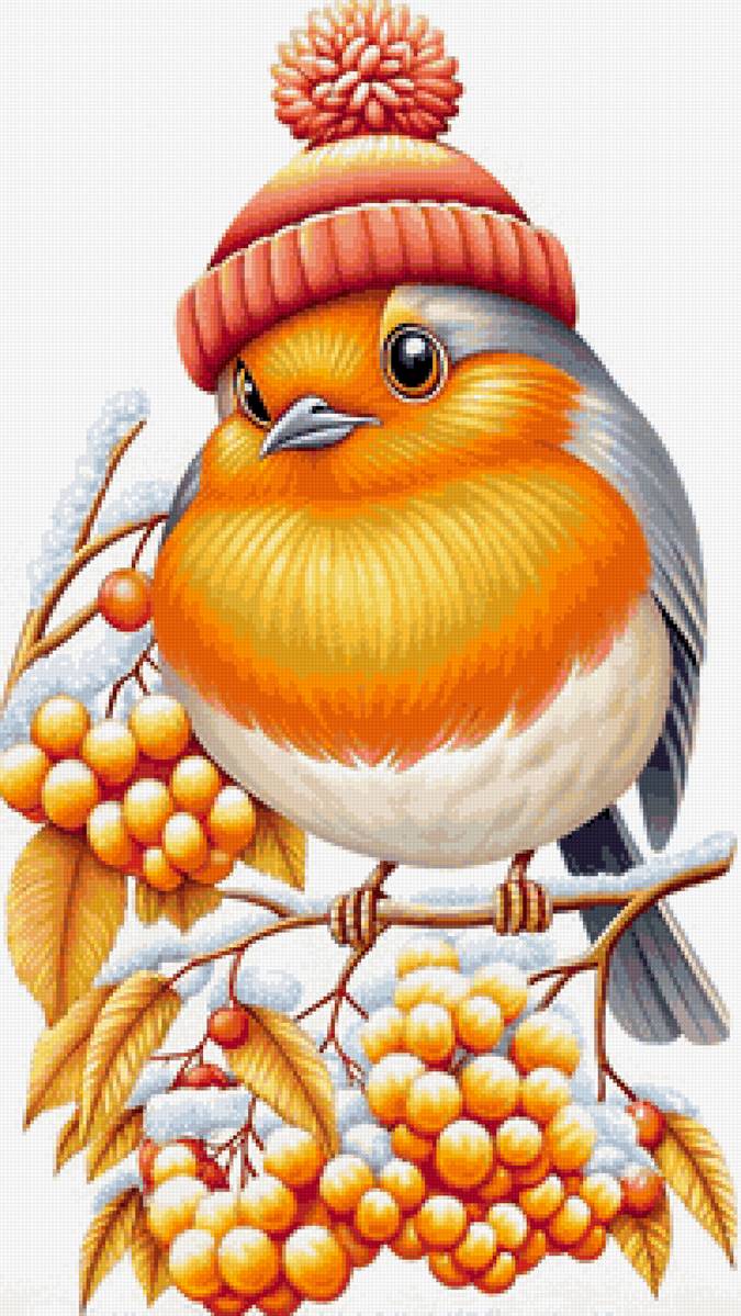 птица - рисунок - предпросмотр