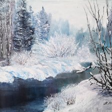 Зима в лесу. Людмила Рябкова