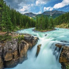 Схема вышивки «водопад»