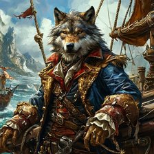 Схема вышивки «Морской волк»