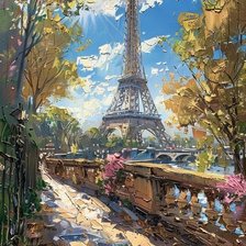 Схема вышивки «Париж»