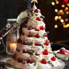 Схема вышивки «Торт-мороженое, ель»