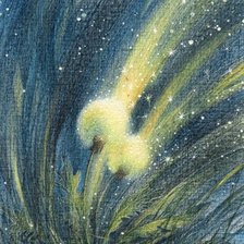 Схема вышивки «одуванчики»