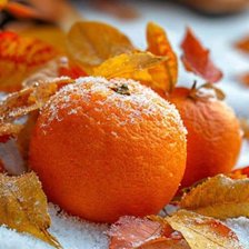 Схема вышивки «Мандарин»