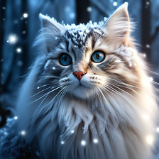 Схема вышивки «Кот»