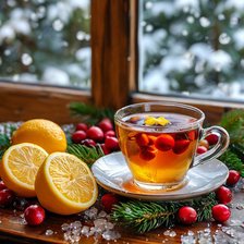 Схема вышивки «Фруктовый чай»