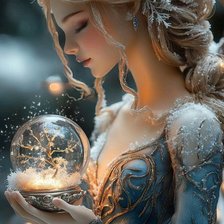 Схема вышивки «Волшебница»