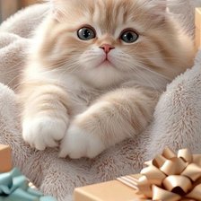 Схема вышивки «Котик»