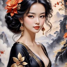 Схема вышивки «Кхин  Кхин Лей»