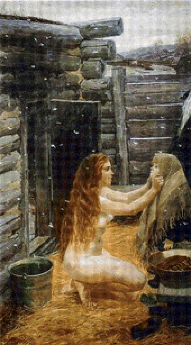 Аркадий Пластов "Весна", Оригинал 1/16. - весна., пластов - предпросмотр