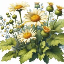 Схема вышивки «Ромашки»