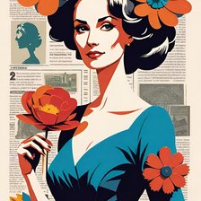 Схема вышивки «дама»