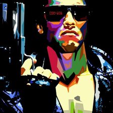 Схема вышивки «Спорт, Арнольд, Терминатор»