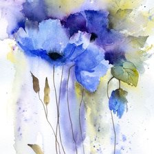 Схема вышивки «Акварельная нежность»