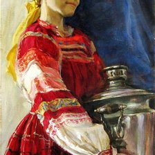 Схема вышивки «Русская красота»