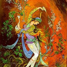 Схема вышивки «Фреска, восток»