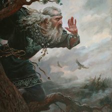 Схема вышивки «Славяне, язычество. Картины А.А. Шишкина»