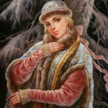 Схема вышивки «Русская красота»